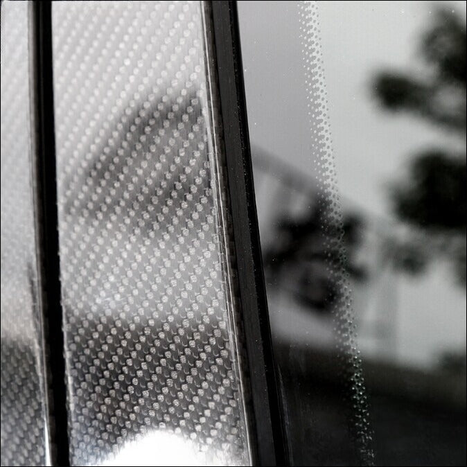 For Porsche Macan Carbon Fiber Mid-column Exterior Modification, Window Carbon Fiber B-pillar C-pillar Trim Modification