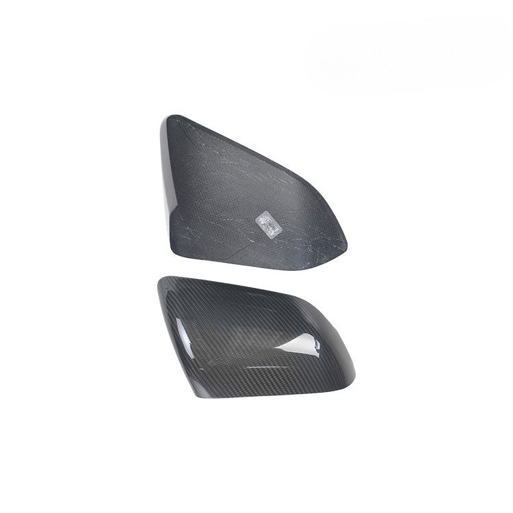 For 14-21 Ford Mustang Carbon Fiber Rearview Mirror Cover, Bright US Standard Version Without Lamp Position Reversing Cover Case