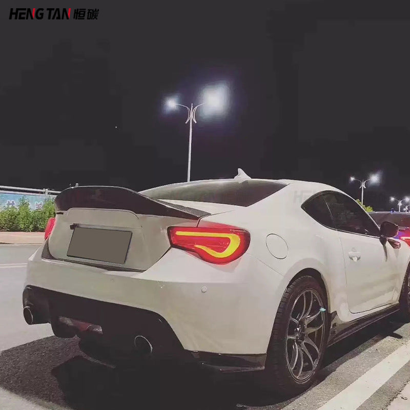 For 2013 + Toyota GT86 Subaru BRZ Carbon Fiber Modified TRD Rear Spoiler Accessories