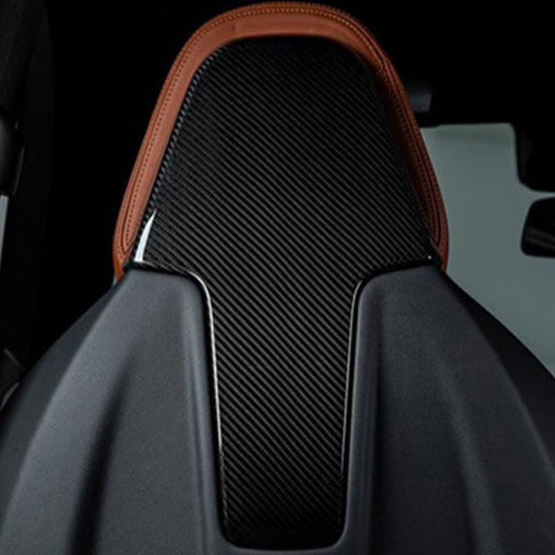 For BMW M2 G87 M3 G80 M4 G82 Dry Carbon Fiber Seat Back, Carbon Fiber Front Seat Back
