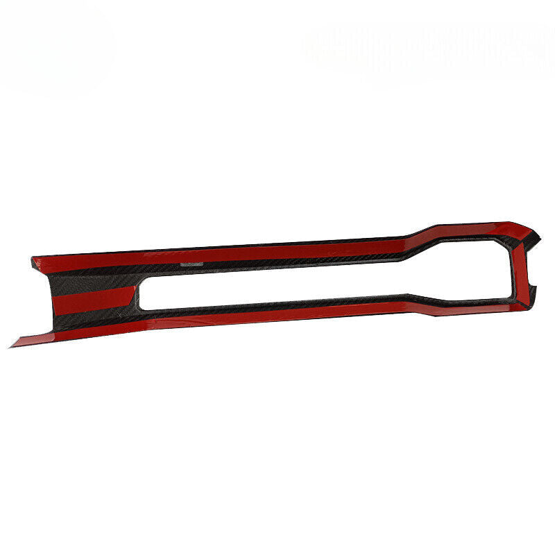 For 24-26 Ford Mustang, Dry Carbon Fiber Dashboard Right Long Trim