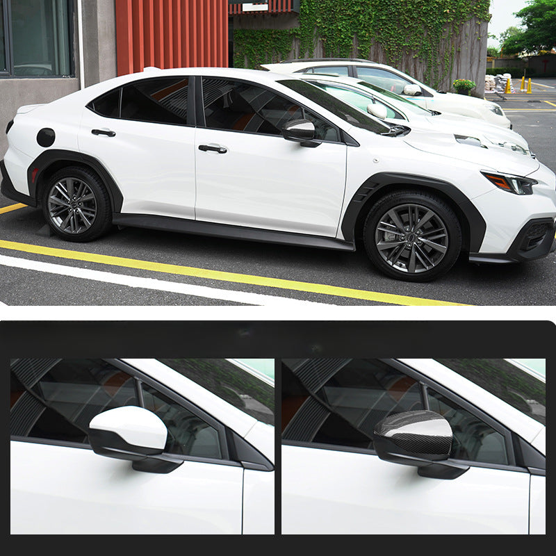 For Subaru 22 WRX True Carbon Fiber Rearview Mirror Dry Carbon Exterior Modified Decorative Parts Personalized Sports