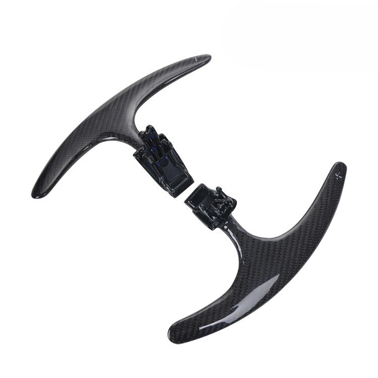 For Porsche Carbon Fiber Steering Wheel Shift Paddles Paramela Macan718 Cayenne 911 Modification