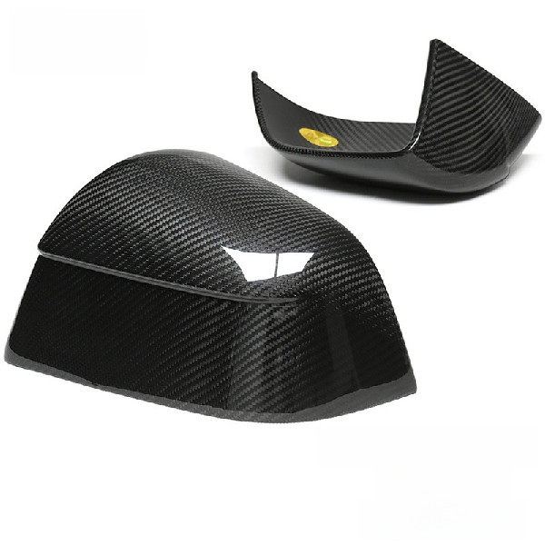 Applicable To Tesla Model Y Tesla Renewal Y Modified Dry Carbon Fiber Rearview Mirror Cover Rearview Mirror Cover