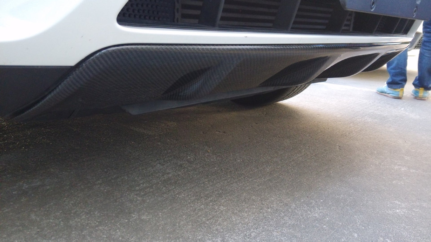 For Porsche Macan Carbon Fiber Front Guard, Front Spoiler Guard Front Chin Carbon Fiber Front Lip, Front Bar