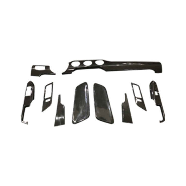 For The Mustang Modified True Carbon Fiber Central Control Instrument Panel Cover To Decorate The Interior