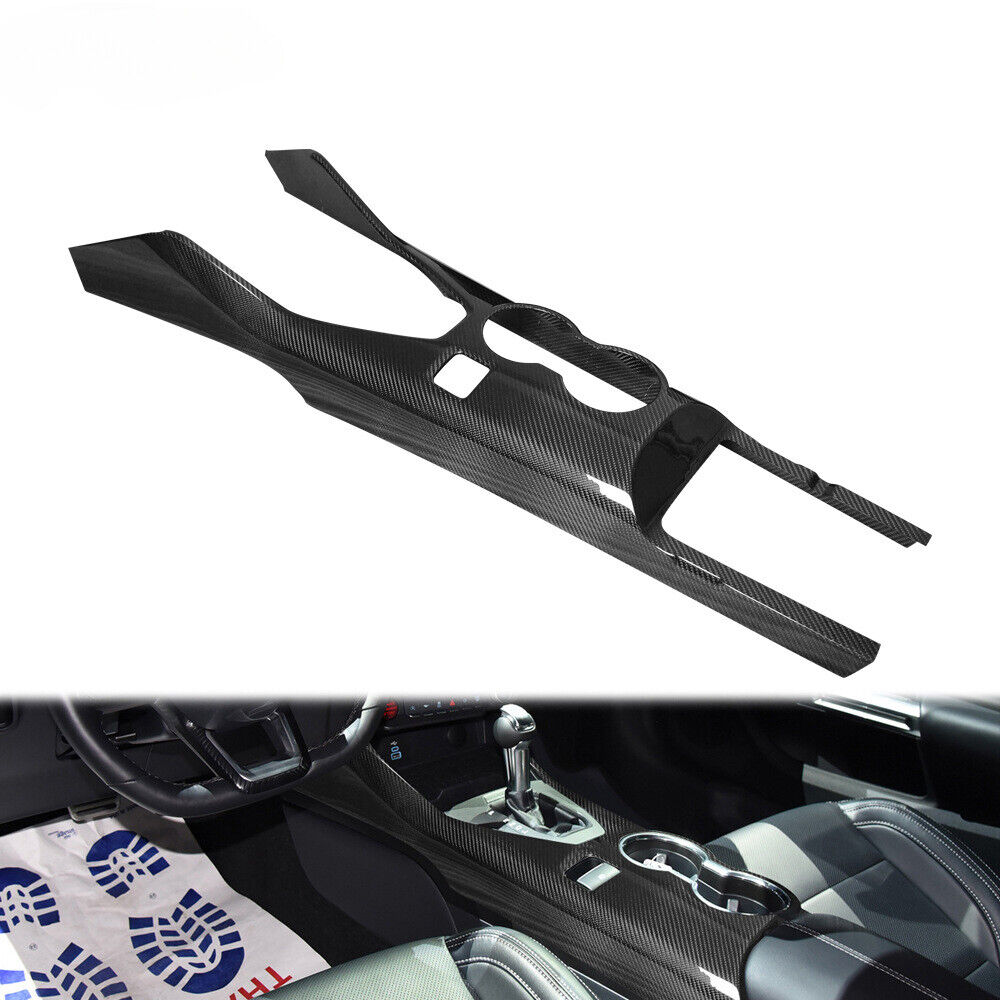 For 24 Ford Mustangs, Dry Carbon Fiber Saddle Panel Upholstery