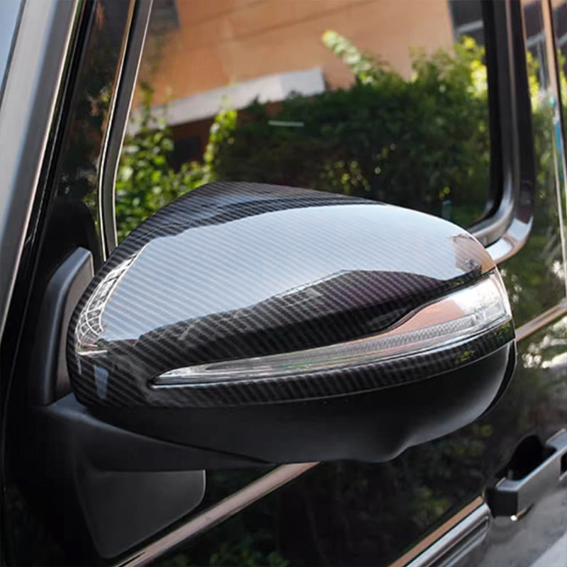 Replacement Style Dry Carbon Fiber Mirror Cover for Mercedes Benz G Class G500 W464