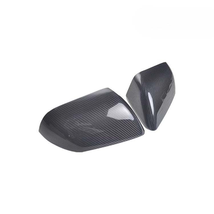 For 14-21 Ford Mustang Carbon Fiber Rearview Mirror Cover, Bright US Standard Version Without Lamp Position Reversing Cover Case