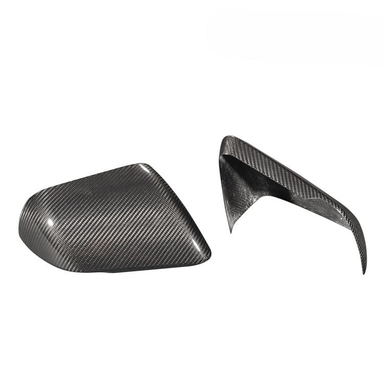 For 14-21 Ford Mustang Carbon Fiber Rearview Mirror Cover, US Standard Version with Light Position Rearview Mirror Case Reversing Cover