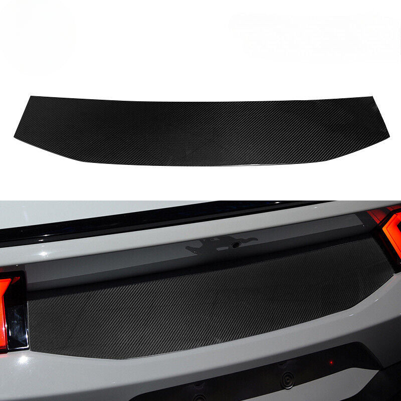For 24-26 Ford Mustang, Carbon Fiber Trunk Cover Decorative Panel