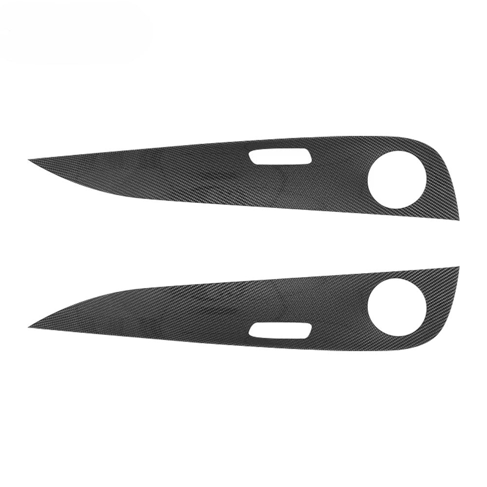 For Benz E-Class W213 Dry Carbon Fiber Inner Door 16-2021 Strip Panel Decor Trim