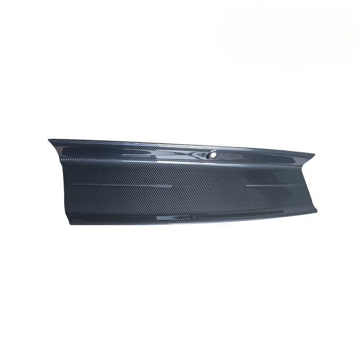 For 18-21 Ford Mustang Carbon Fiber Rear Car Cover Trunk Trim Shell Frame