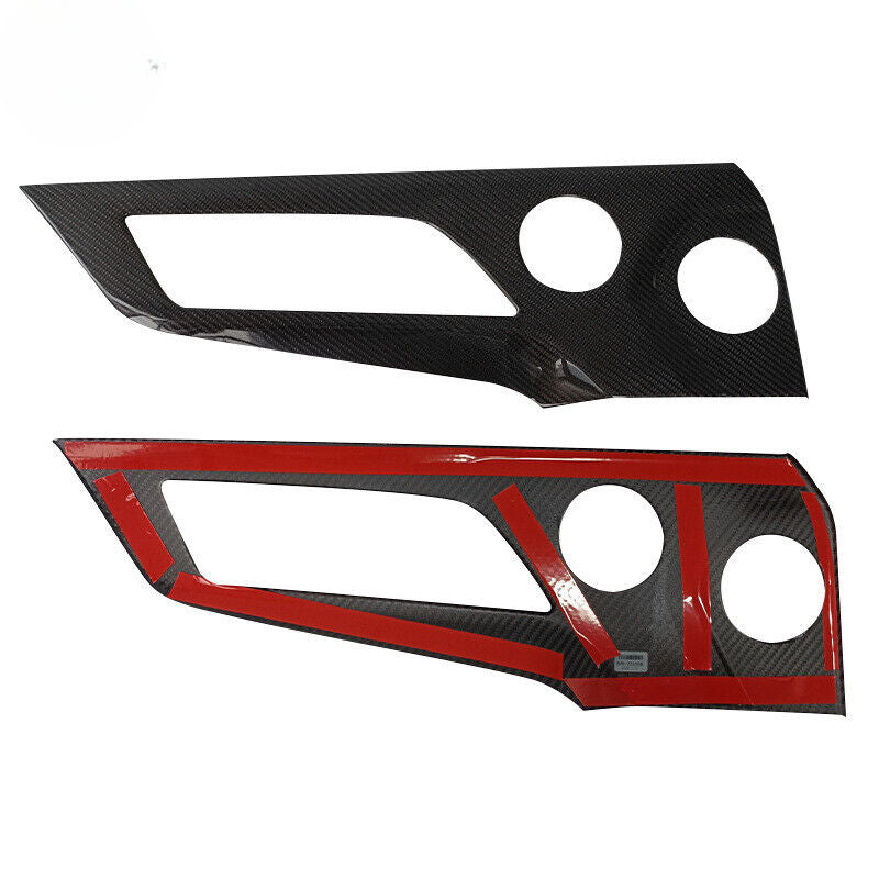 For 24-26 Ford Mustang Carbon Fiber Interior Door Panel Upholstery