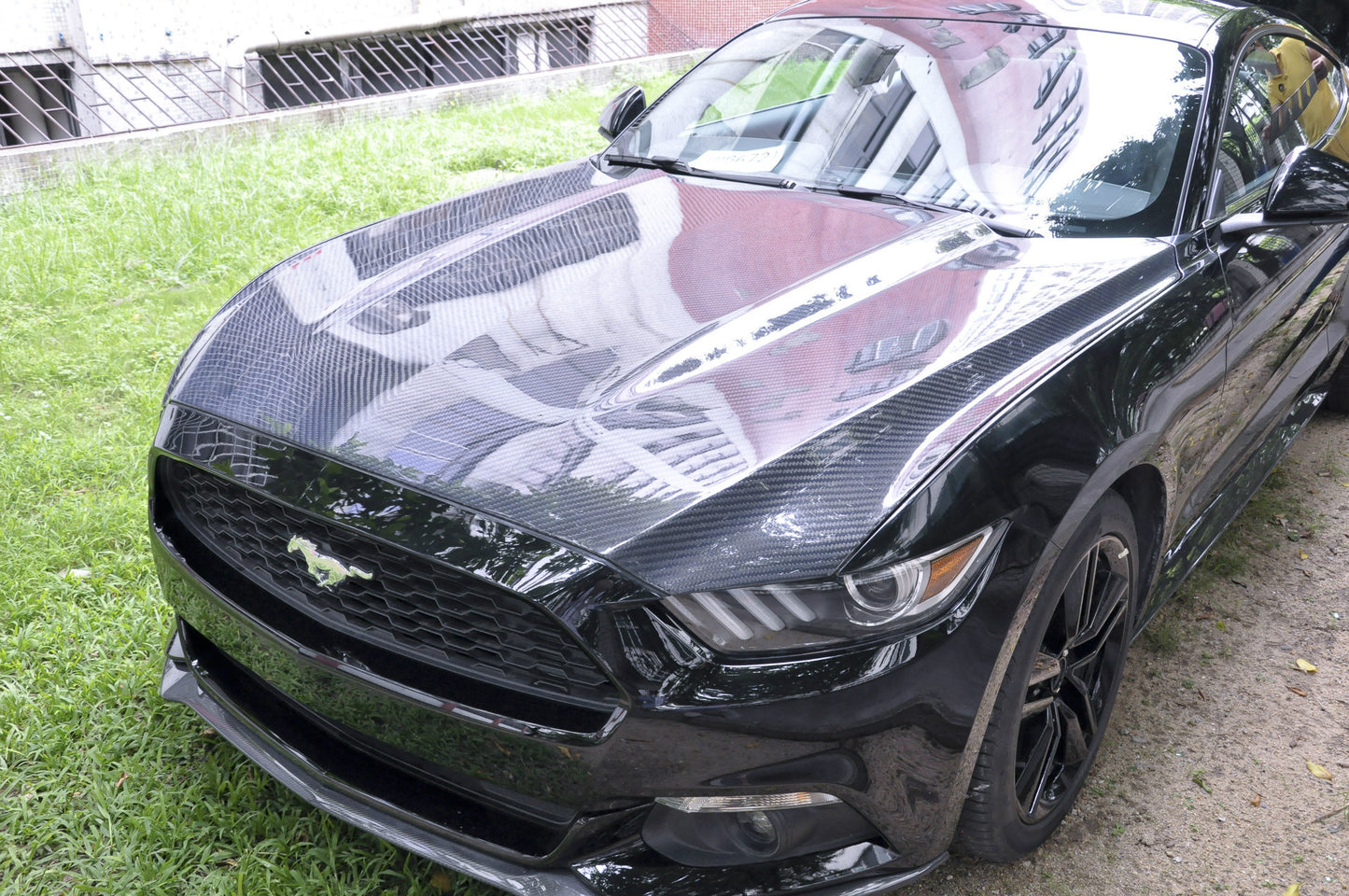 For Ford Mustang Modified Carbon Fiber Cover Carbon Fiber Cover