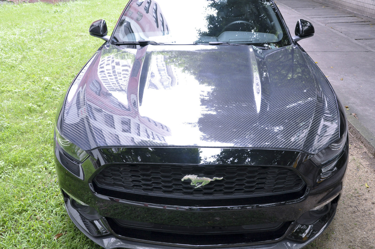 For Ford Mustang Modified Carbon Fiber Cover Carbon Fiber Cover