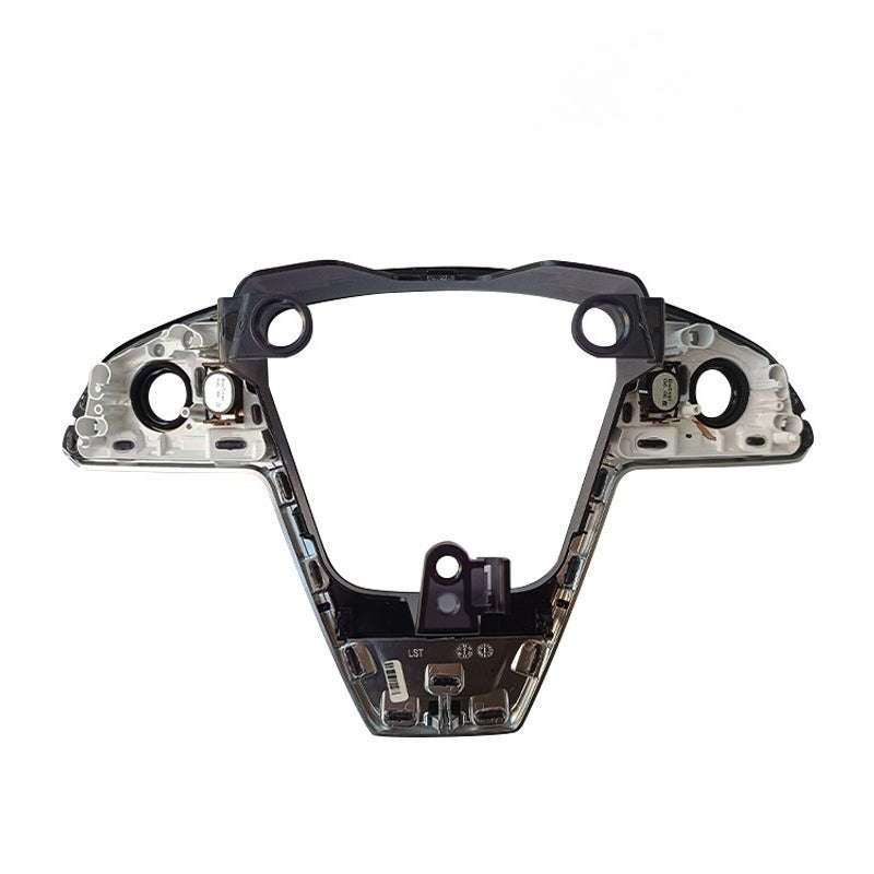 For 22-24 Tesla Model S Carbon Fiber Steering Cover, Carbon Fiber Replacement Steering Wheel Cover