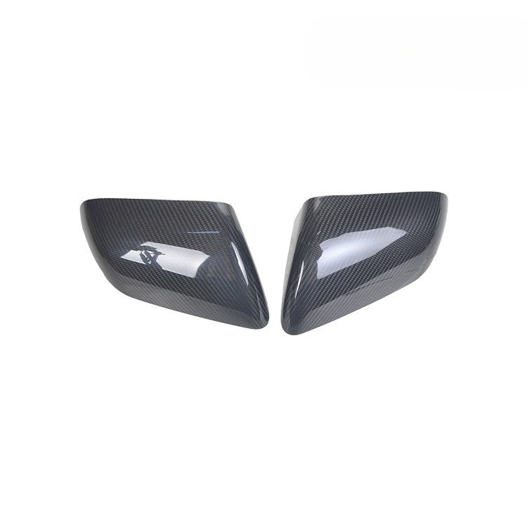For 14-21 Ford Mustang Carbon Fiber Rearview Mirror Cover, Bright US Standard Version Without Lamp Position Reversing Cover Case