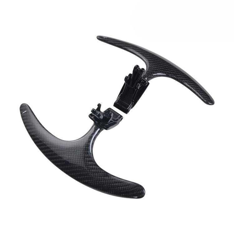 For Porsche Carbon Fiber Steering Wheel Shift Paddles Paramela Macan718 Cayenne 911 Modification