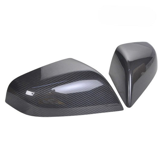 For 22-24 Tesla Model S Carbon Fiber Rearview Mirror Cases, New S Carbon Fiber Rearview Mirror Covers