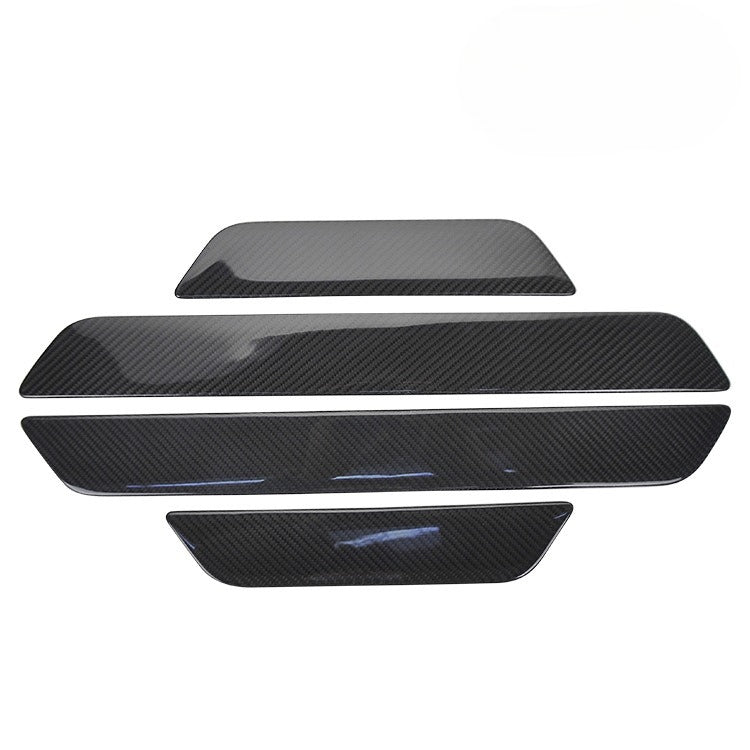 For New Tesla Model Y Carbon Fiber Threshold Trim Model 3 Carbon Fiber Welcome Pedal Case