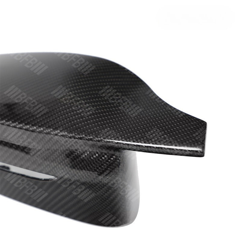 For BMW 3 Series G20 G28 Horn Carbon Fiber Rearview Mirror Cover To M Replacement Rearview Mirror Cover