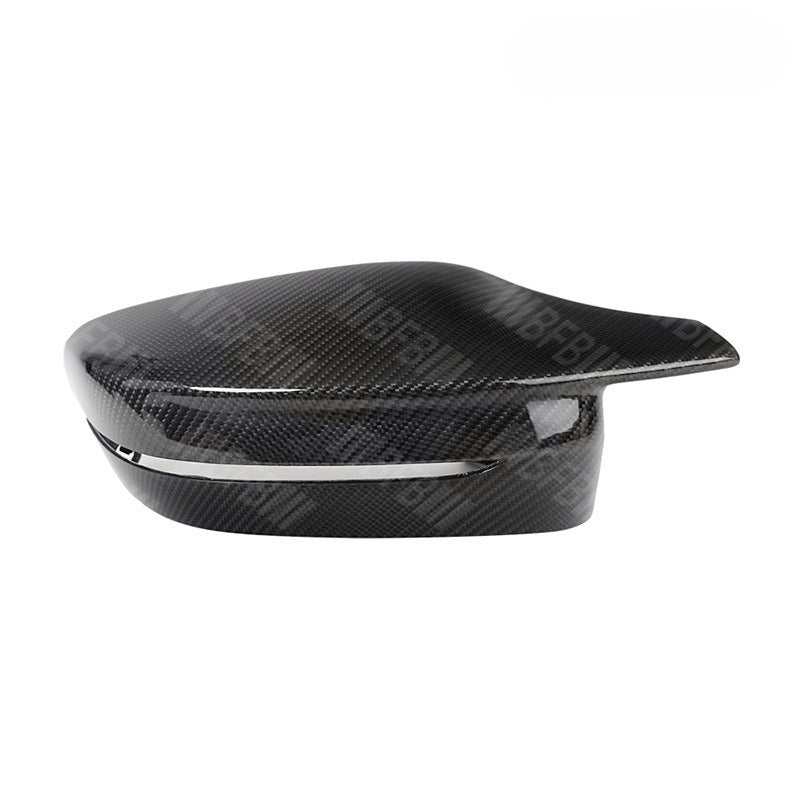 For BMW 3 Series G20 G28 Horn Carbon Fiber Rearview Mirror Cover To M Replacement Rearview Mirror Cover