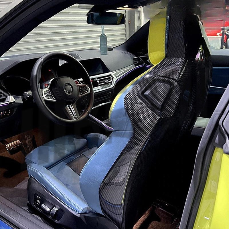 For BMW G80 G81 M3 G82 M4 Dry Carbon Fiber Seat Back, Carbon Fiber Seat Back Modification