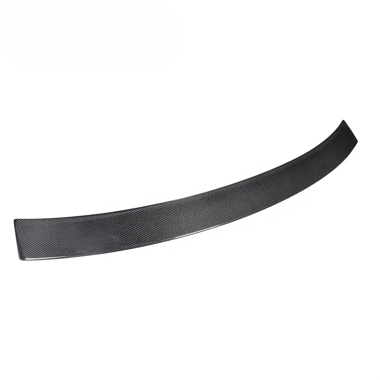 Glossy Black Carbon Fiber Window Roof Spoiler for Mercedes Benz C Class W204 4door 2007-2013
