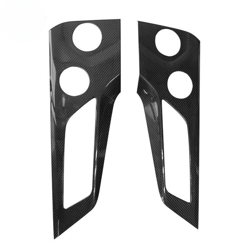 For 24-26 Ford Mustang Carbon Fiber Interior Door Panel Upholstery