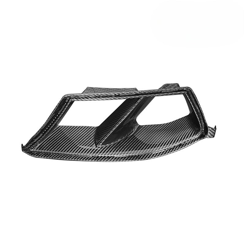 Suitable for BMW M3 G80 M4 G82 dry carbon fiber front bar trend carbon fiber front fog lamp air dissipation trend