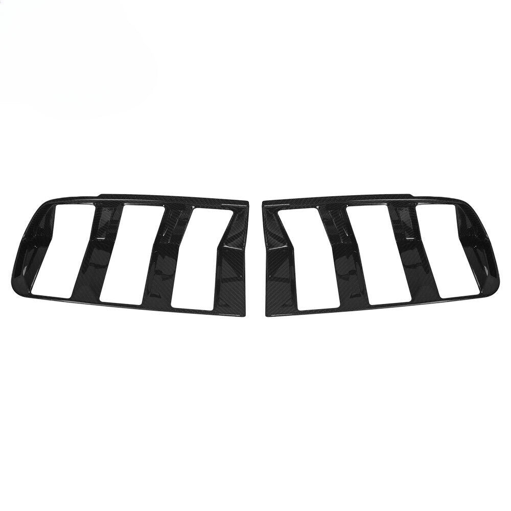 For 24 Ford Mustang Carbon Fiber Rear Taillight Cover Frame