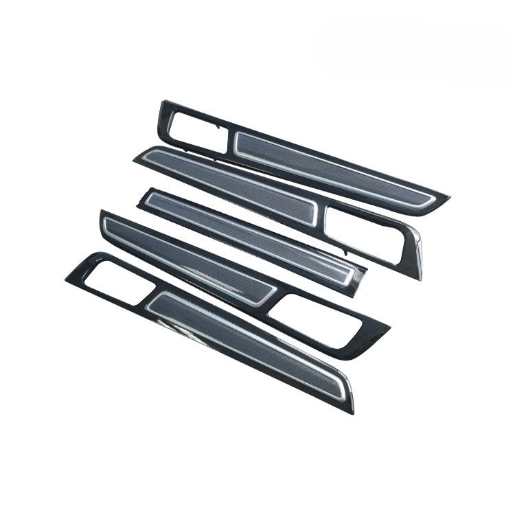 18-21 New Cayenne Carbon Fiber Buckle Replacement Interior Central Control Instrument Inner Door Trim Right Drive