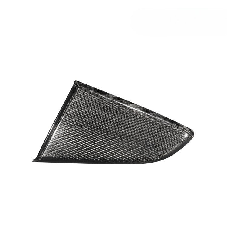 For Ford Mustang Carbon Fiber Louvers Mustang Rear Window Trim Panel Rear Louver Exterior Sticker