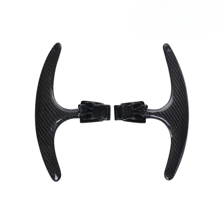 For Porsche Carbon Fiber Steering Wheel Shift Paddles Paramela Macan718 Cayenne 911 Modification