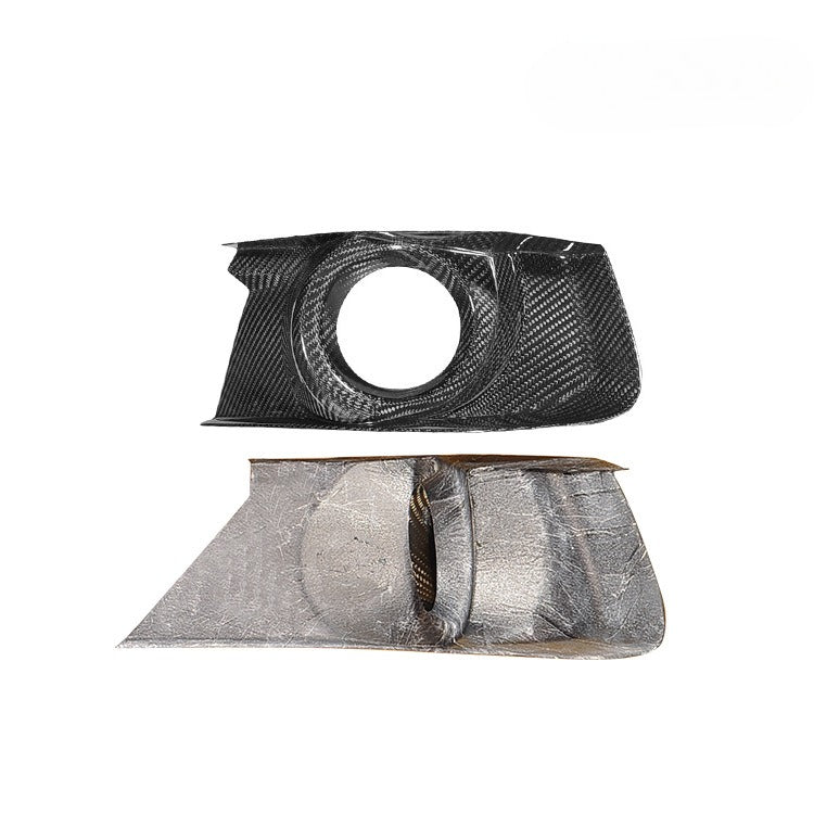 For Ford Mustang Carbon Fiber Fog Light Frame, Fog Lampshade, Mustang Modified Fog Light Frame Daytime Running Light Shell