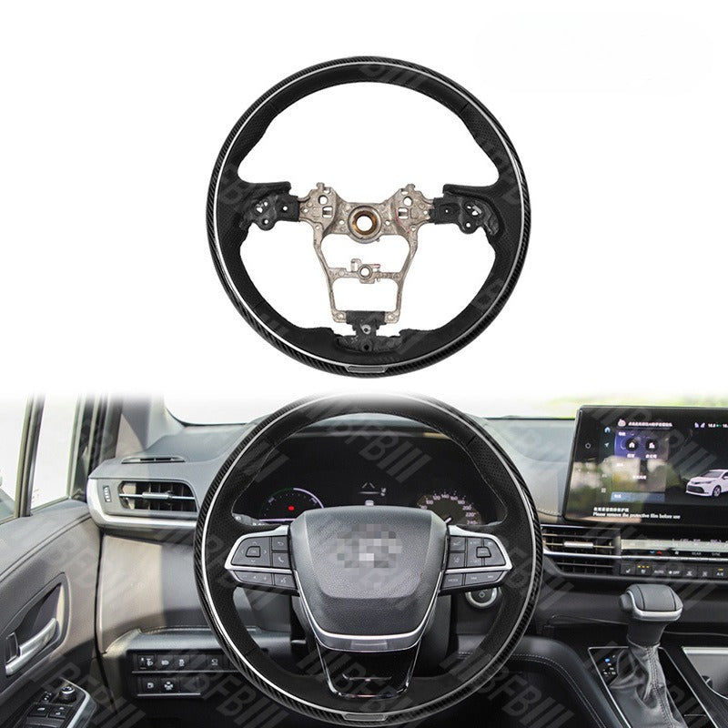 for 22-26 Toyota Senna carbon fiber steering wheel, Senna carbon steering wheel titanium wheel modification and upgrade
