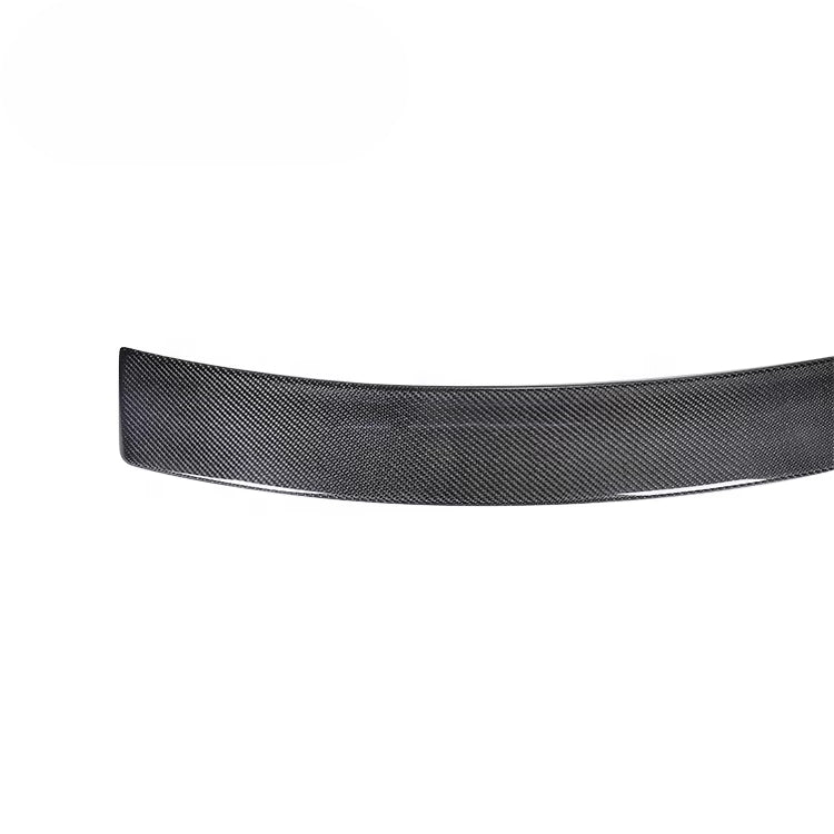 Glossy Black Carbon Fiber Window Roof Spoiler for Mercedes Benz C Class W204 4door 2007-2013