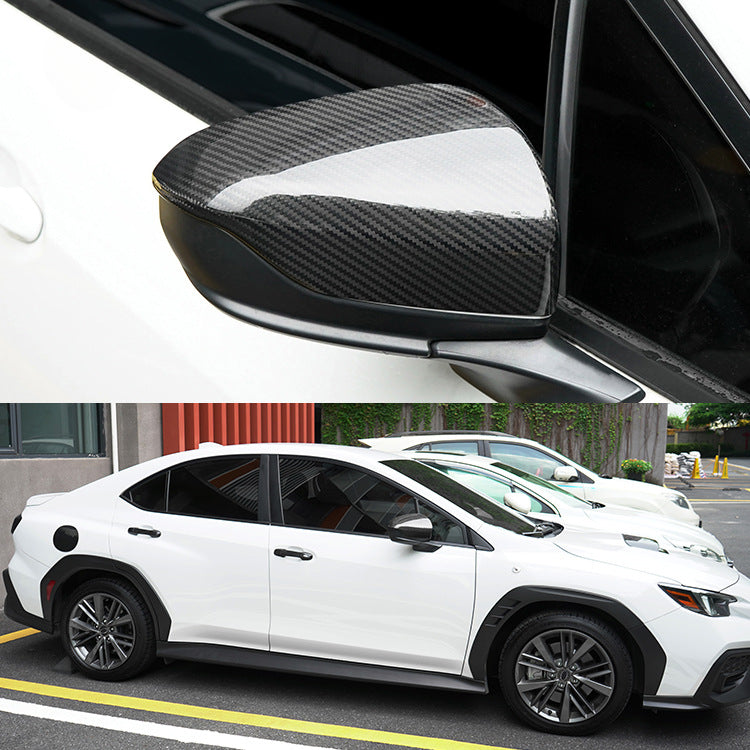 For Subaru 22 WRX True Carbon Fiber Rearview Mirror Dry Carbon Exterior Modified Decorative Parts Personalized Sports