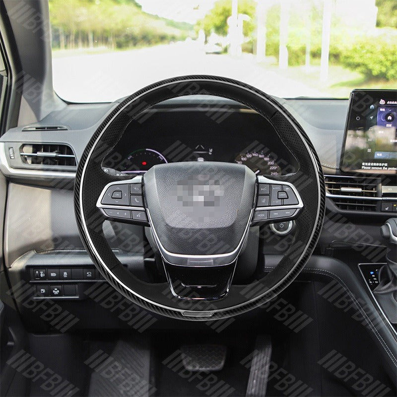 for 22-26 Toyota Senna carbon fiber steering wheel, Senna carbon steering wheel titanium wheel modification and upgrade