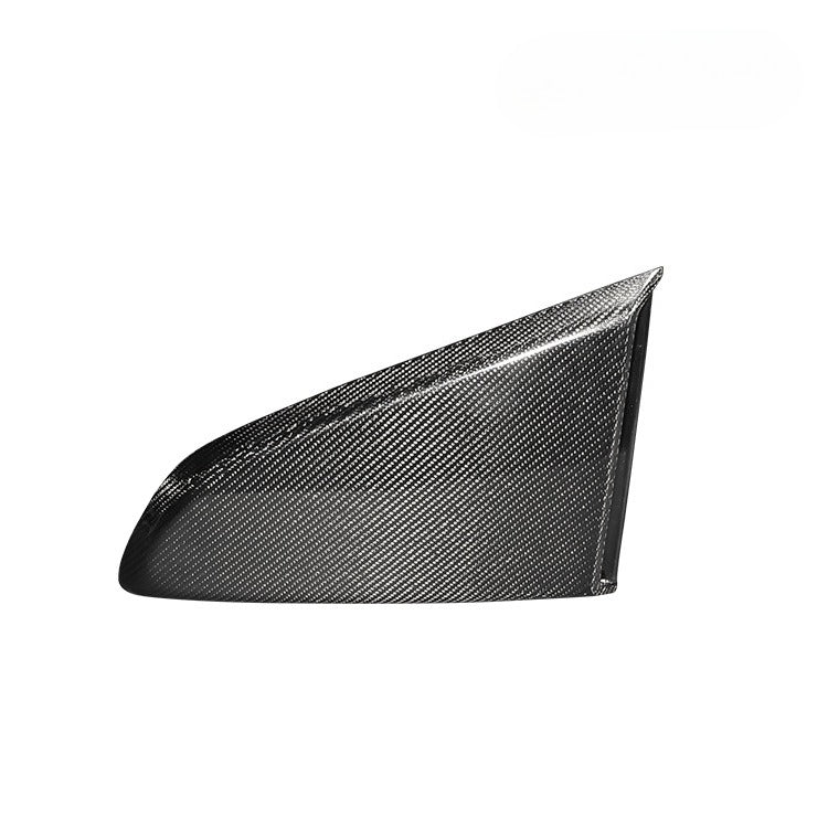 For Ford Mustang Carbon Fiber Louvers Mustang Rear Window Trim Panel Rear Louver Exterior Sticker