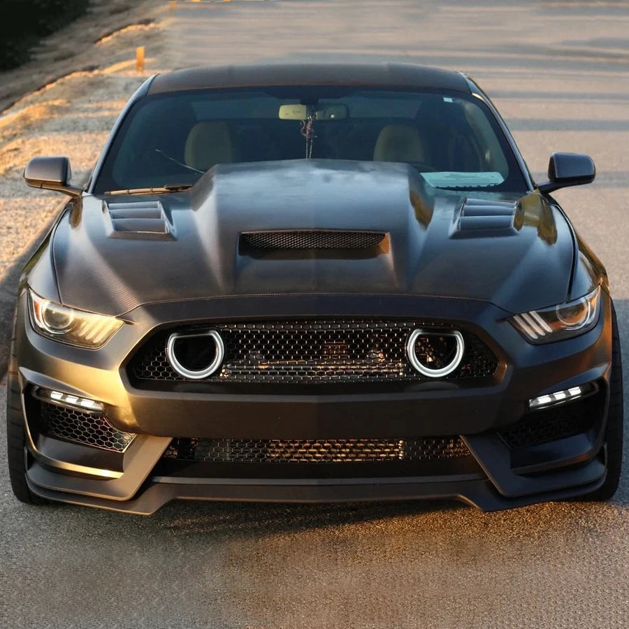 For Ford Mustang LED Turn Signals Signal Light White Running Lights Yellow Turn Signal Fits all 2015 2016 2017  Models Fog Lamp