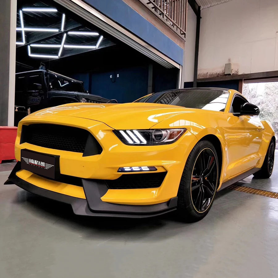 For Ford Mustang LED Turn Signals Signal Light White Running Lights Yellow Turn Signal Fits all 2015 2016 2017  Models Fog Lamp