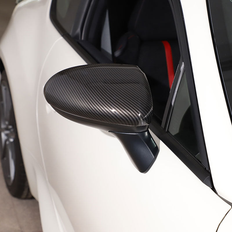 For 22 Toyota 86/Subaru BRZ Exterior Rearview Mirror Cover ABS Carbon Fiber Pattern, Decorative Modification Accessories