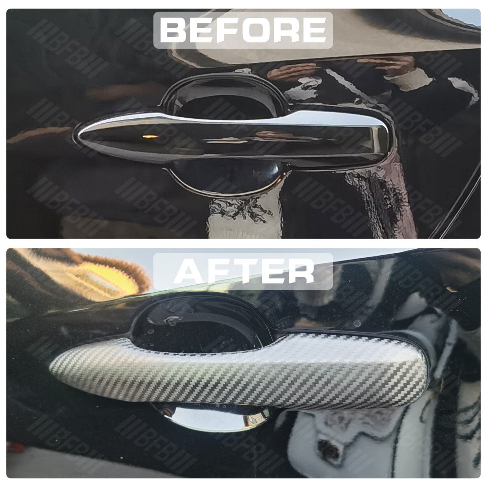 For 23-25 Toyota Corolla GR Carbon Fiber External Door Handle, Yaris GR Dry Carbon Fiber External Door Handle