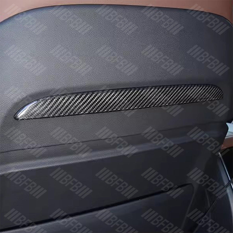 For 18-22 BMW X5 G05 Right Rudder Carbon Fiber Interior, Right Titanium Carbon Fiber Instrument Panel Door Central Control