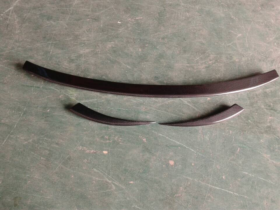 For Small Cayenne Middle Wing, Small Cayenne Macan Carbon Fiber Middle Wing Macan Three-piece Carbon Fiber Middle Wing