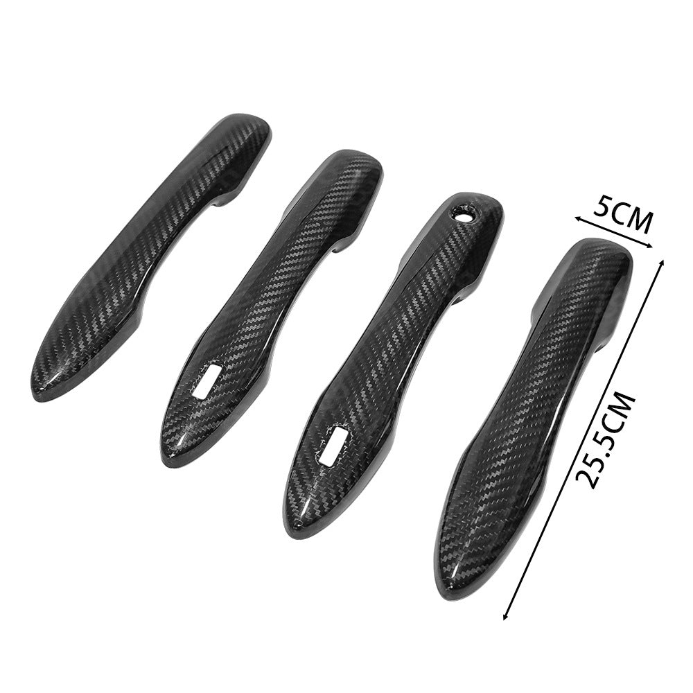 For 23-25 Toyota Corolla GR Carbon Fiber External Door Handle, Yaris GR Dry Carbon Fiber External Door Handle