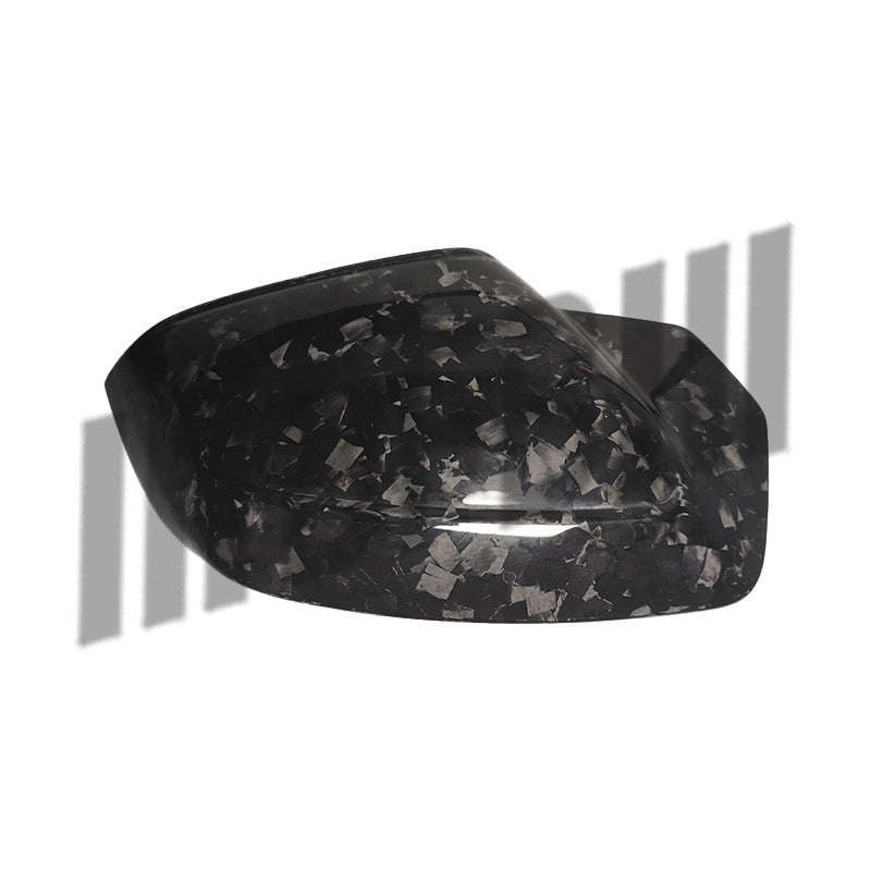 For 24-26 BMW 5 Series G60 G68 Dry Carbon Forged Horn Rearview Mirror Cover, Change To M Rearview Mirror Case