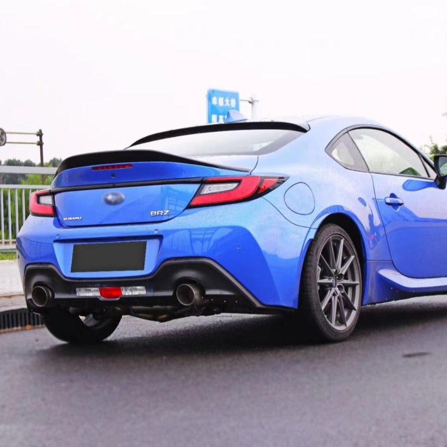 For 2022 Subaru BRZ Toyota GR86 modified rear wing large wing baffle without punching